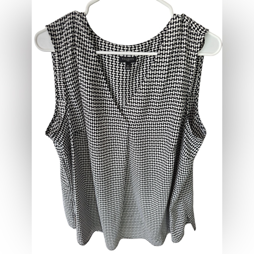 Talbots 1X Sleeveless Blouse